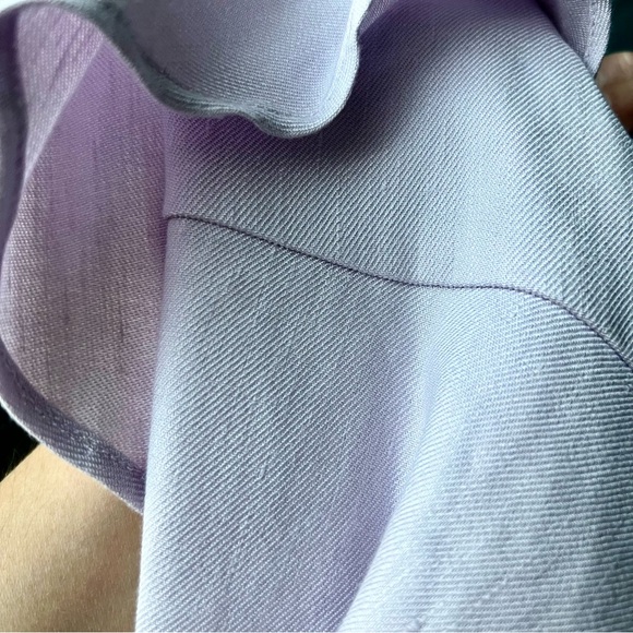 NWT Express Lilac Ruffle Skort Asymmetrical - Size 4 - Picture 9 of 10